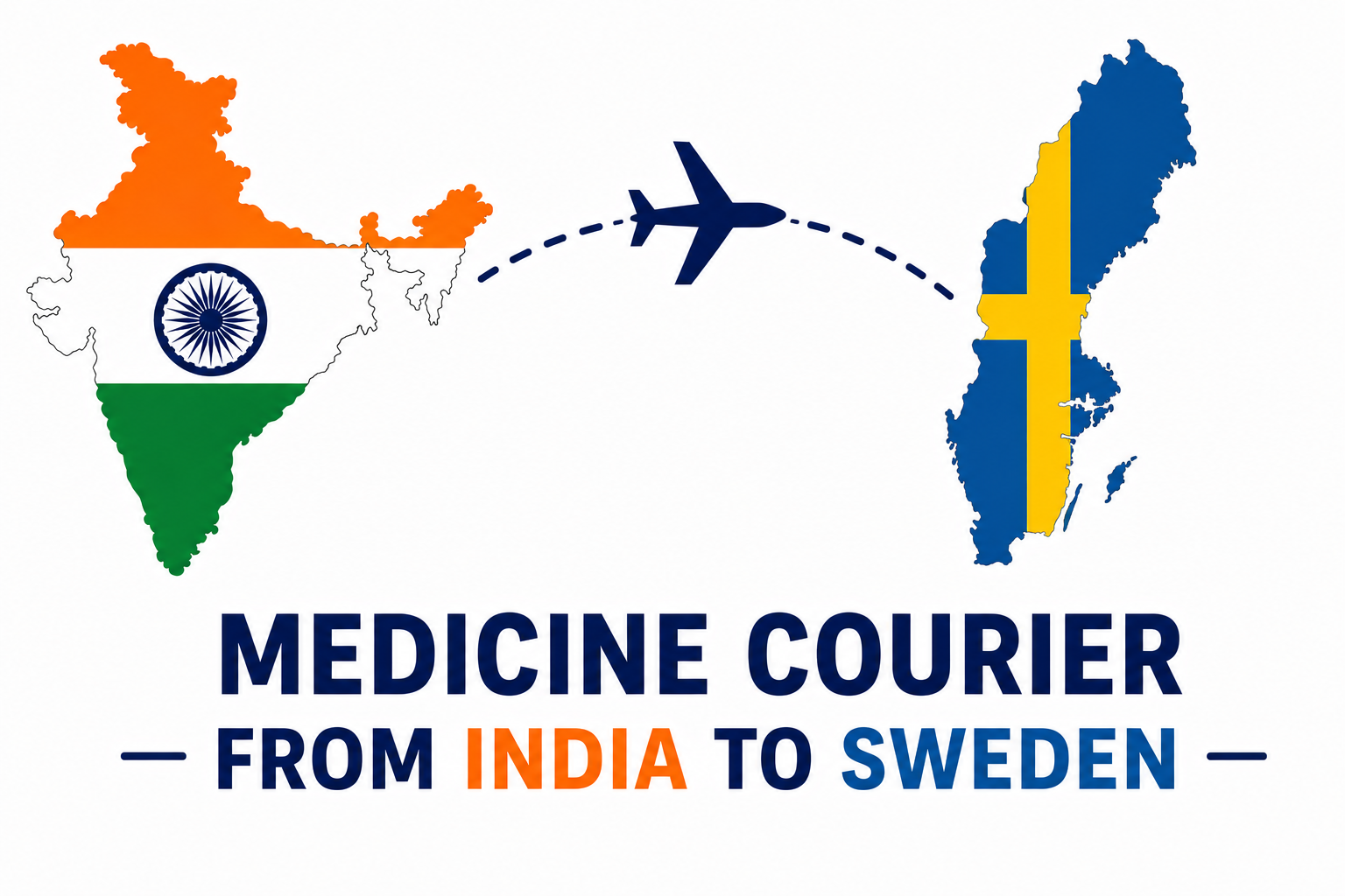 Medicine Courier from India to Sweden - Secure Delivery